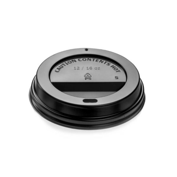Pokrovčki za lončke za Coffee to go kavo 3 in 4dl črn 90fi