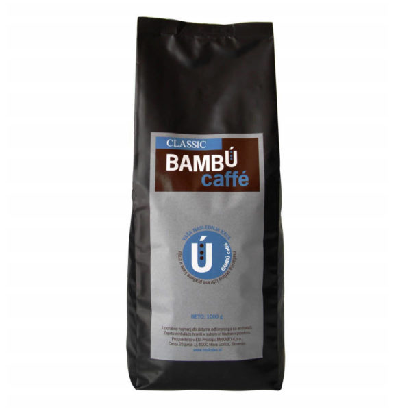 Kava v zrnu Bambu Classic za pisarne, za uporabo pri kavnih avtomatih