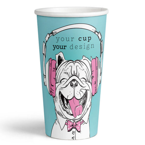 Tisk papirnatih lončkov za kavo Coffee to go 5dl