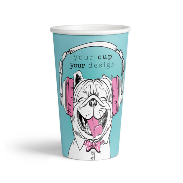 Tisk papirnatih lončkov za kavo Coffee to go 4dl