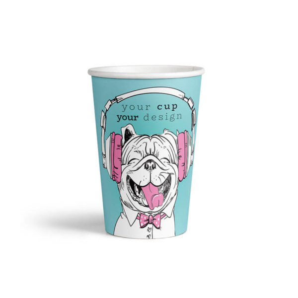 Tisk papirnatih lončkov za na pot Coffee to go 3dl