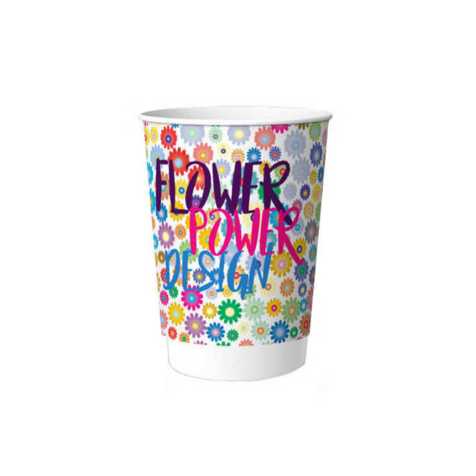 Tiskanje paprnatih TERMO lončkov za Coffee to go dvostenski BIO 3dl