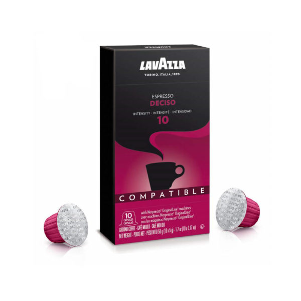 kava v kapsuli lavazza nespresso Decisio 10 kos