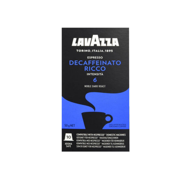 kava v kapsuli lavazza nespresso brezkofeinska 10 kos
